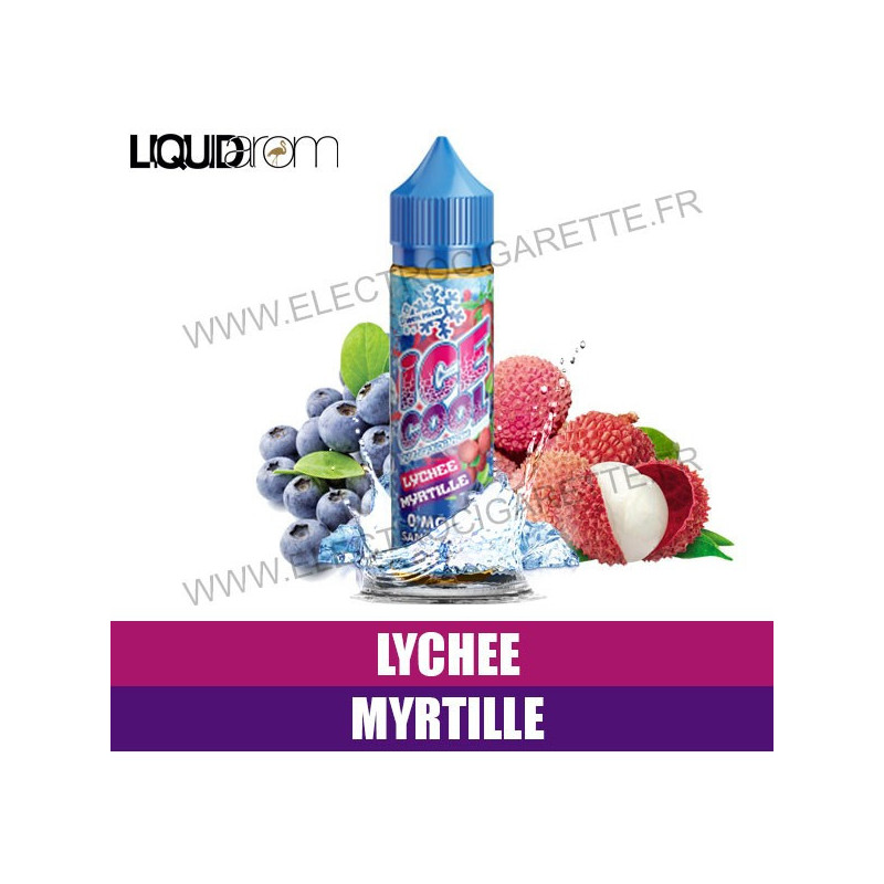 Lychee Myrtille - Ice Cool - LiquidArom - ZHC 50 ml