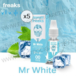 Pack de 5 x Mr White - Réservoir Freaks - 10 ml