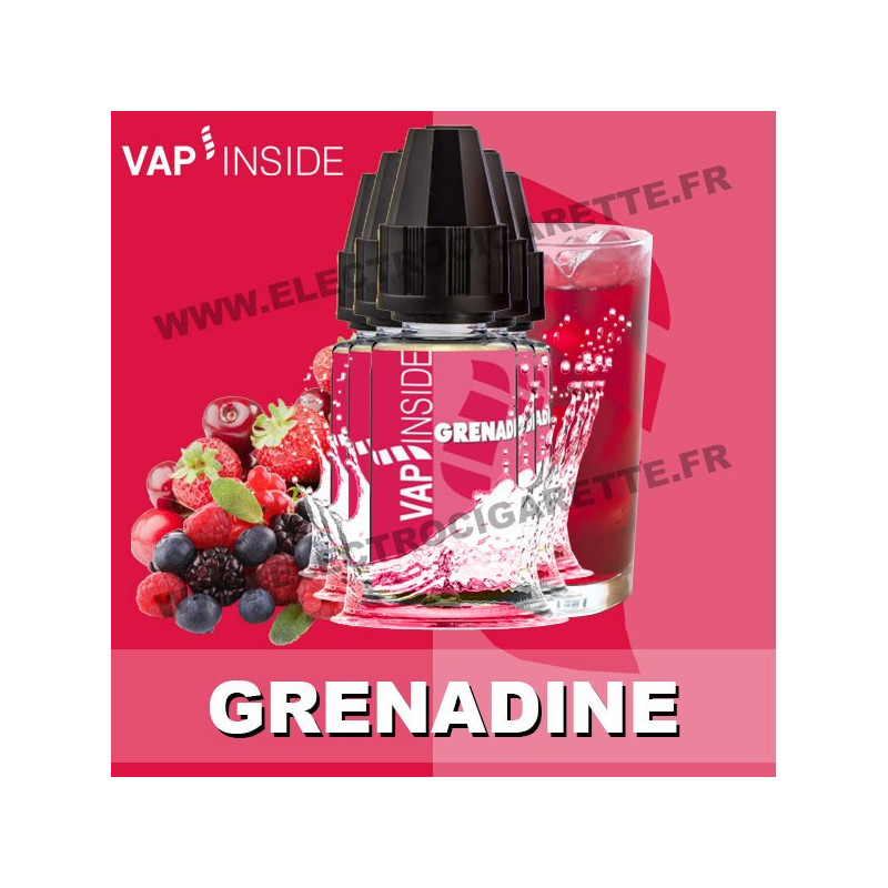 Pack de 5 x Grenadine - Vap Inside - 10 ml