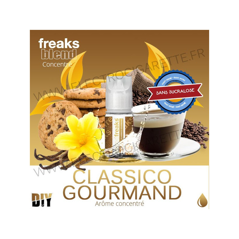 Classico Gourmand - Freaks - 30 ml - Arôme concentré DiY - Sans sucralose