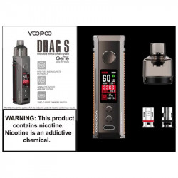 Kit Drag S Pod 2500mah 4.5ml - Voopoo - Contenu de la boite