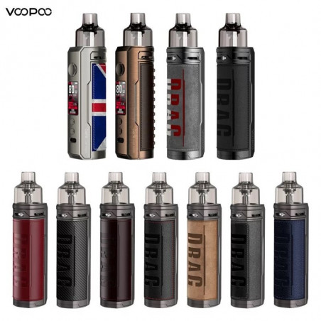 Kit Drag X Pod 80W 4.5ml - Voopoo - Couleurs
