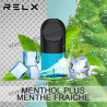 Cartouche Pod Pré-remplis - Menthol Plus - Menthe Fraîche - Relx