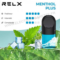 Cartouche Pod Pré-remplis - Menthol Plus - Menthe Fraîche - Infos - Relx