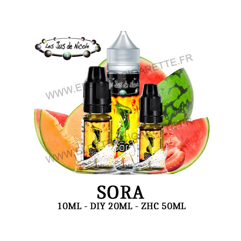 Sora - Les Jus de Nicole - 10ml - DiY - ZHC 50ml
