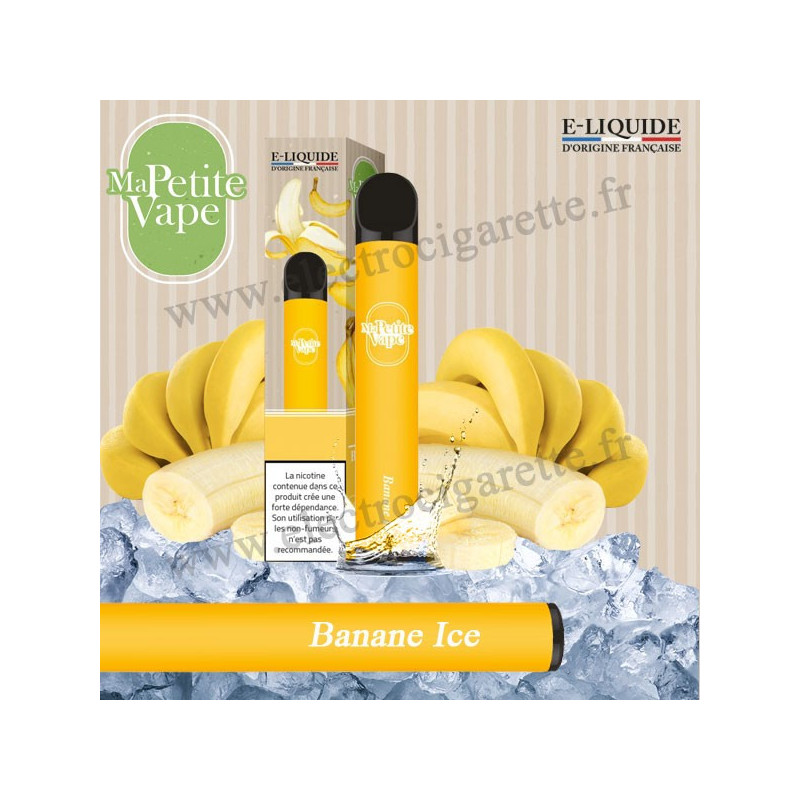 Banane Ice - Ma petite vape - Cigarette jetable