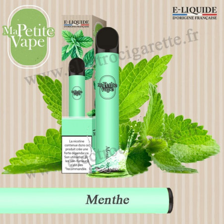 Menthe - Ma petite vape - Vape Pen - Cigarette jetable