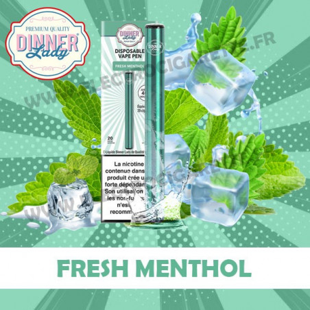 Fresh Menthol - Dinner Lady - Vape Pen - Cigarette jetable