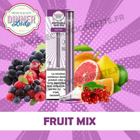 Fruit Mix - Dinner Lady - Vape Pen - Cigarette jetable