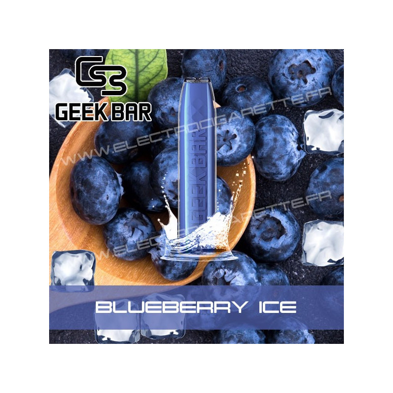 Blueberry Ice - Geek Bar - Geek Vape - Vape Pen - Cigarette jetable