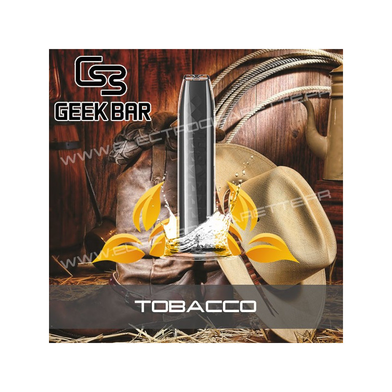 Tobacco - Geek Bar - Geek Vape - Vape Pen - Cigarette jetable