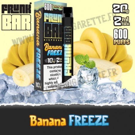 Banana Freeze - Frunk Bar - Vape Pen - Cigarette jetable