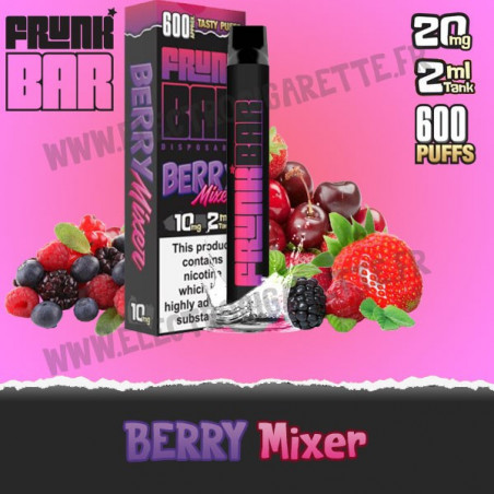 Berry Mixer - Frunk Bar - Vape Pen - Cigarette jetable