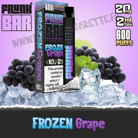 Frozen Grape - Frunk Bar - Vape Pen - Cigarette jetable