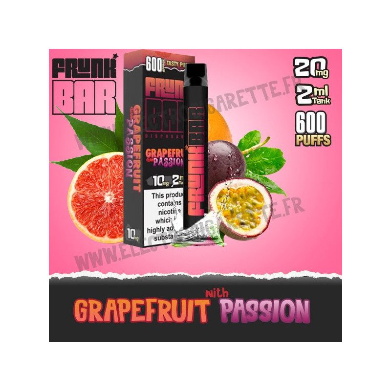 Grapefruit with Passion - Frunk Bar - Cigarette jetable