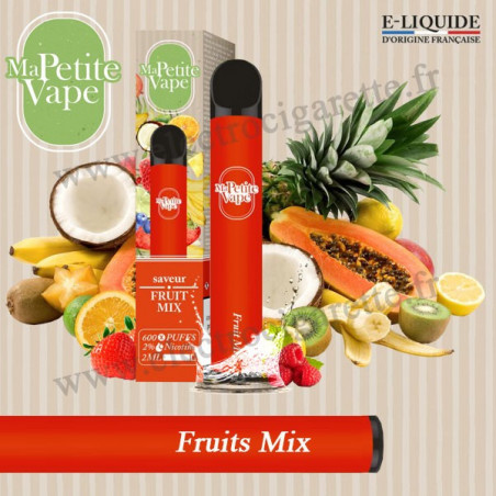 Fruits Mix - Ma petite vape - Vape Pen - Cigarette jetable