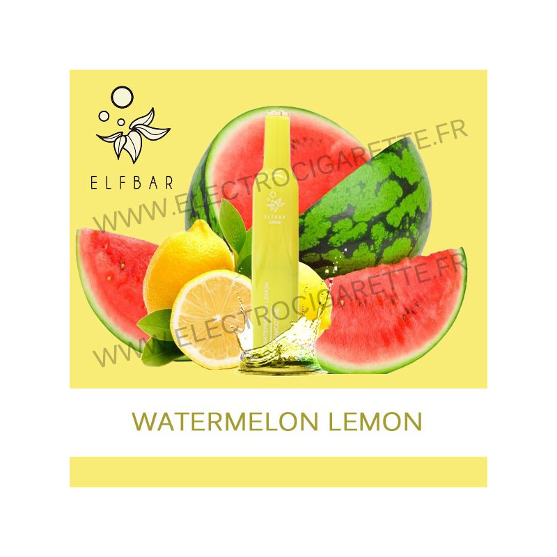 Watermelon Lemon - Elf Bar CR500 - Vape Pen - Cigarette jetable