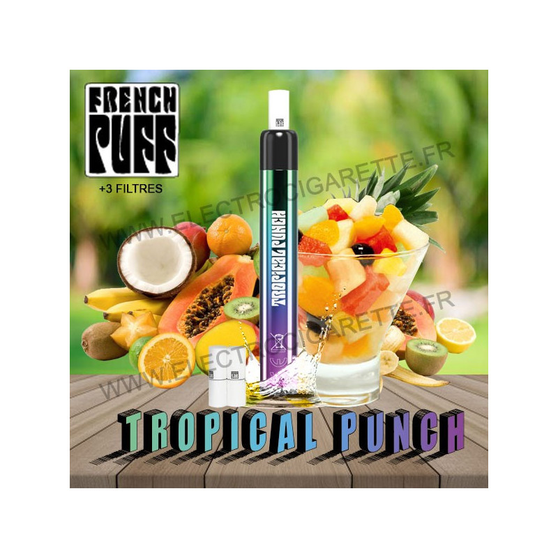 Tropical Punch - French Puff - French Lab - Vape Pen - Cigarette jetable