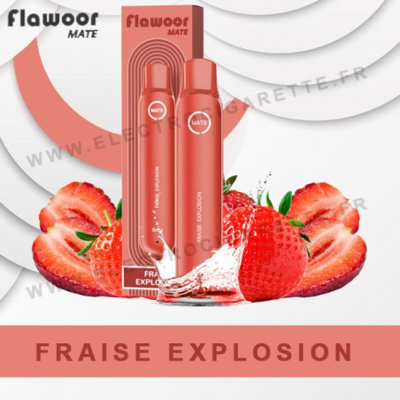 Fraise Explosion - Flawoor Mate - Vape Pen - Cigarette jetable