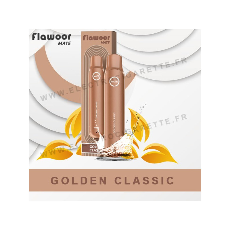 Golden Classic - Flawoor Mate - Vape Pen - Cigarette jetable