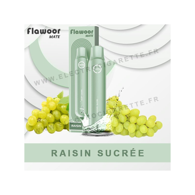 Raisin Sucré - Flawoor Mate - Vape Pen - Cigarette jetable