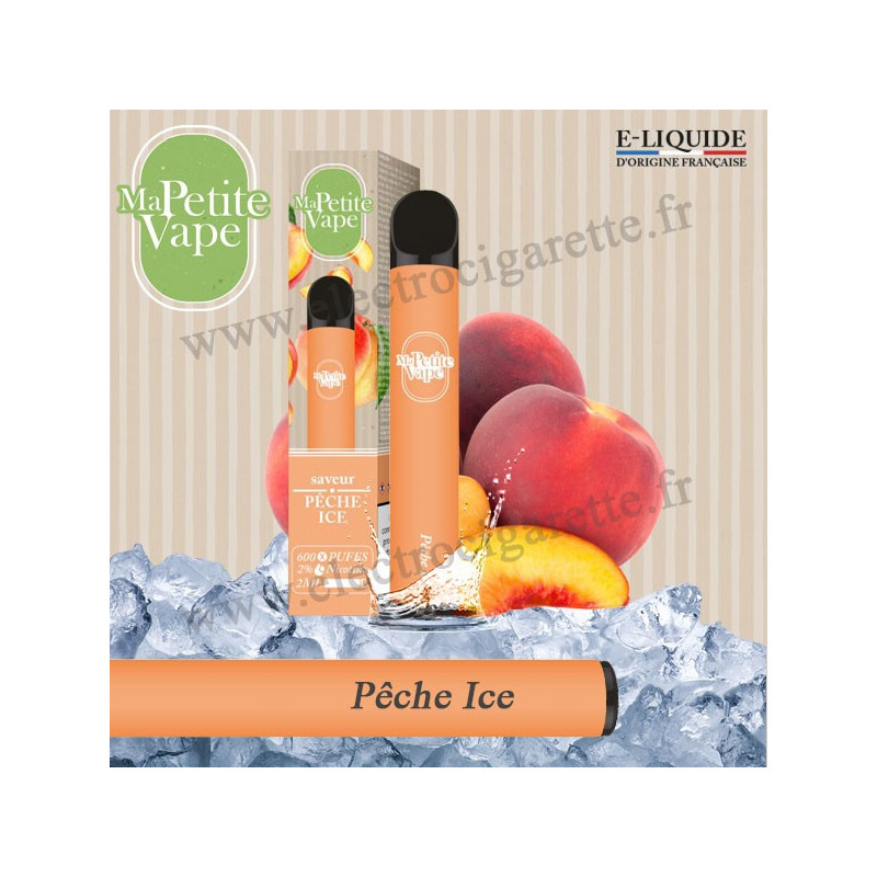 Pêche Ice - Ma petite vape - Vape Pen - Cigarette jetable