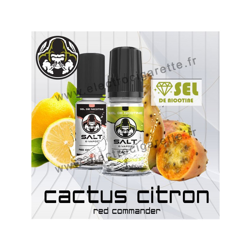 Cactus Citron (ex Red Commander) - Salt E-vapor - Aux Sels de Nicotine