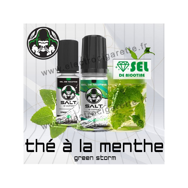 Thé à la Menthe (ex Green Storm) - Salt E-vapor - Aux Sels de Nicotine
