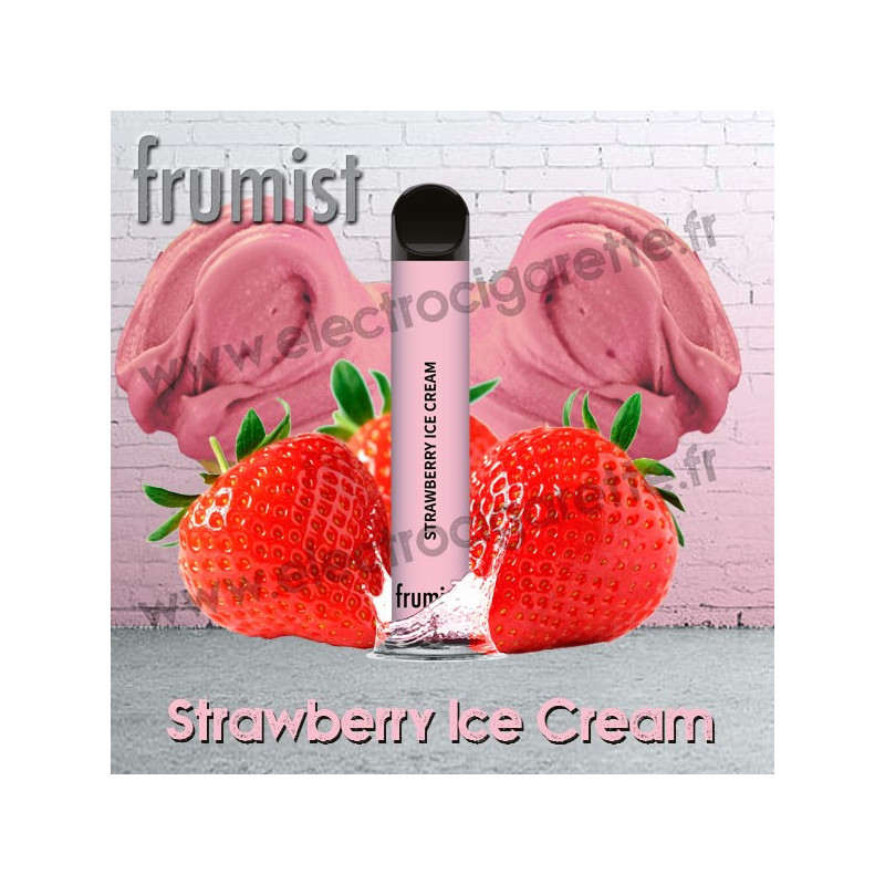 Strawberry Ice Cream - Frumist - Vape Pen - Cigarette jetable