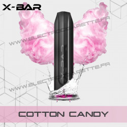 Cotton Candy - X-Bar - Vape Pen - Cigarette jetable