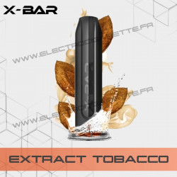 Extract Tobacco - X-Bar - Vape Pen - Cigarette jetable
