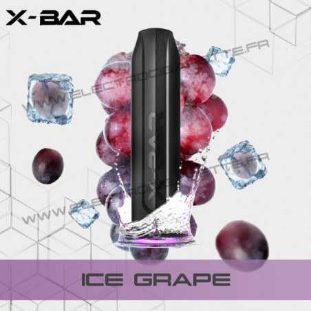 Ice Grape - X-Bar - Vape Pen - Cigarette jetable