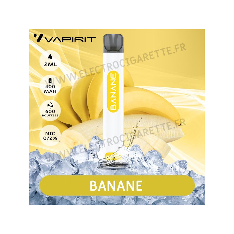 Banane - A2 - Vapirit - Vape Pen - Cigarette jetable