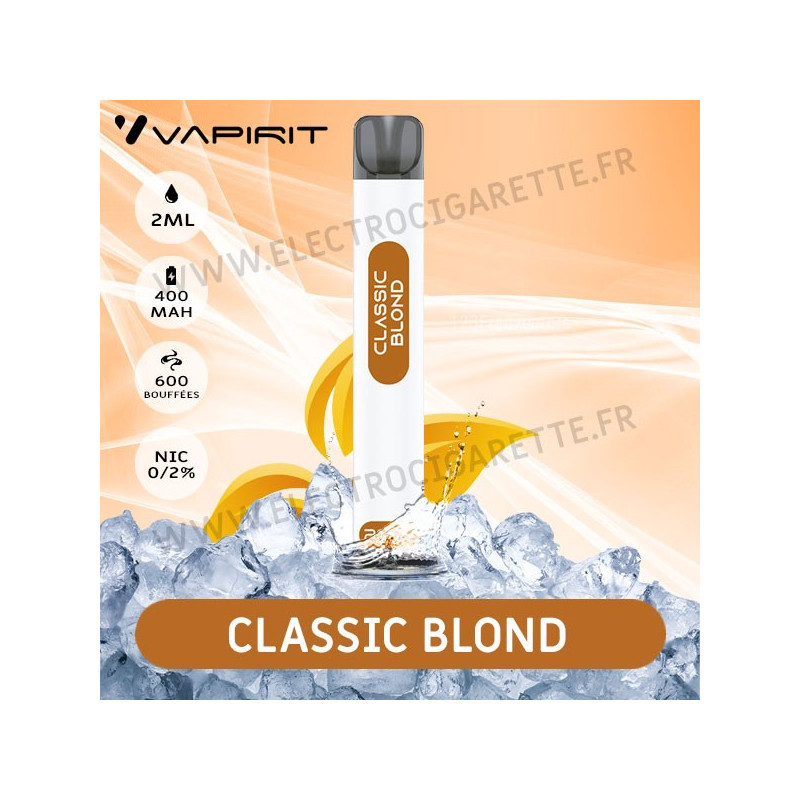 Classic Blond - A2 - Vapirit - Vape Pen - Cigarette jetable