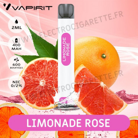 Limonade Rose - A2 - Vapirit - Vape Pen - Cigarette jetable
