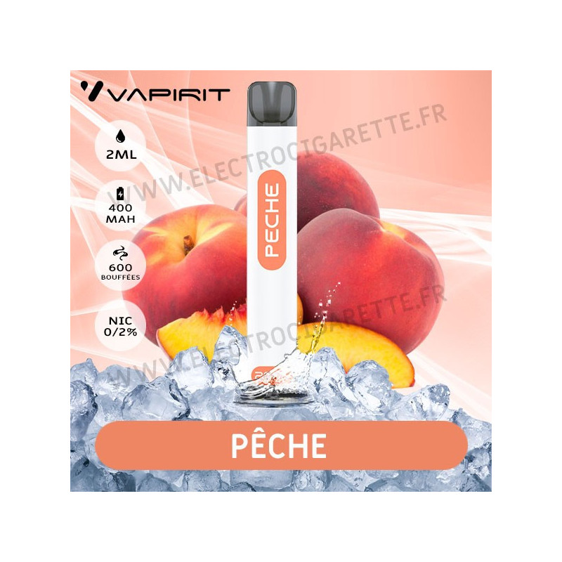 Pêche - A2 - Vapirit - Vape Pen - Cigarette jetable