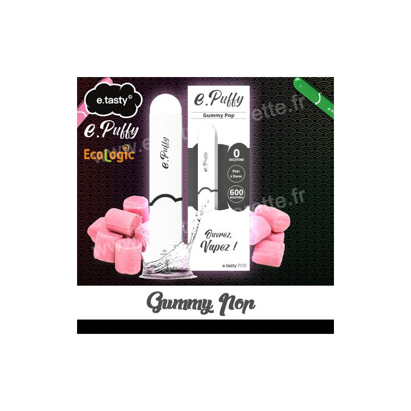 Gummy Pop - e.Puffy - e.Tasty - Vape Pen - Cigarette jetable