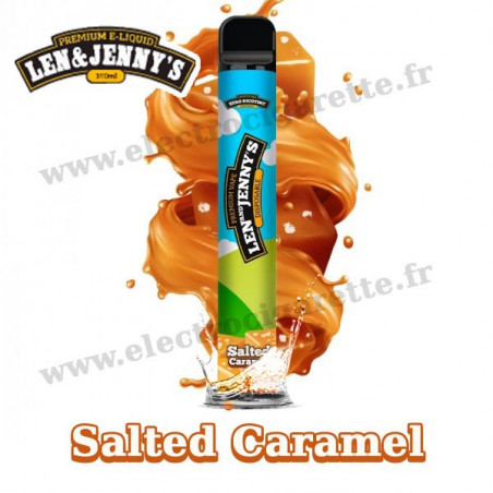 Salted Caramel - Len and Jenny's - Vape Pen - Cigarette jetable