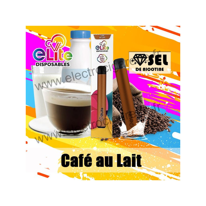 Elite Pod à Usage Unique - Café au lait Halo