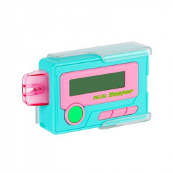 KIT POD - MINI BEEPER 1200 MAH - WIZVAPOR - Vue de côté - Mint Pinker