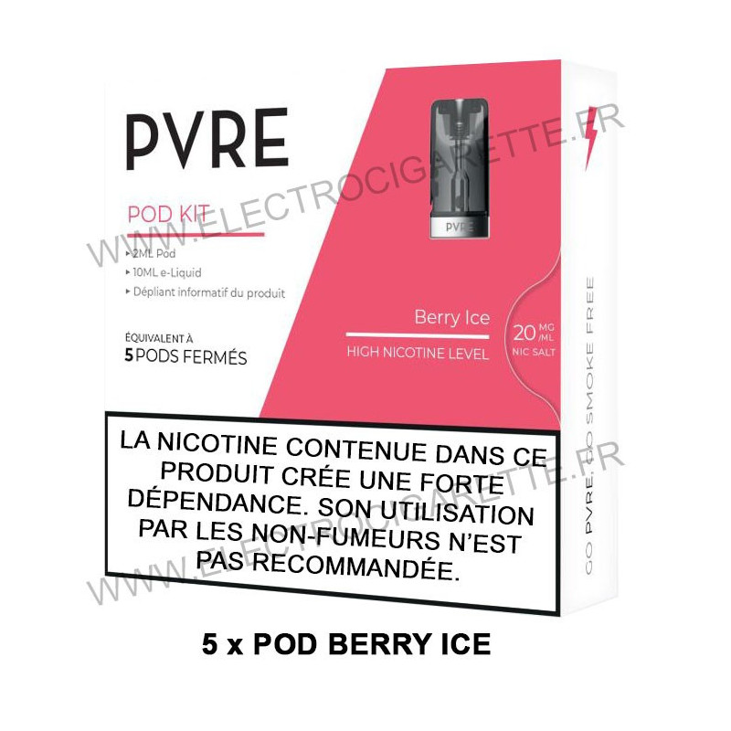 Pod Berry Ice 2ml - Remplissable 5 fois - PVRE - T-Juice