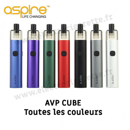 Kit AVP Cube Pod - 1300mah - 3.5ml - Aspire - Toutes les couleurs