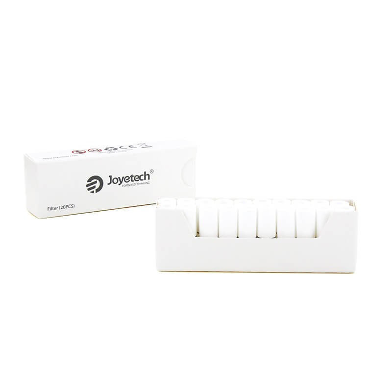 Pack de 20 drips tips au format filtre pour le kit Ego Air de la marque Joyetech.