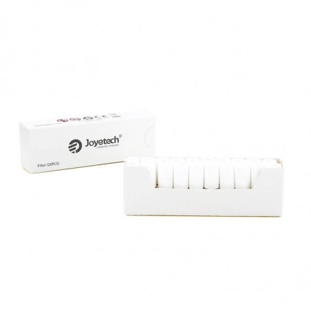 Pack de 20 drips tips au format filtre pour le kit Ego Air de la marque Joyetech.