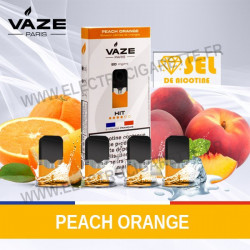 Peach Orange - 4 x Vaze Pod Pré-remplie - Vaze Pod