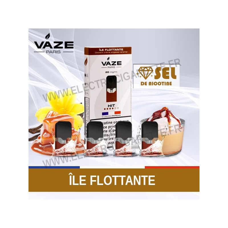 Ile flottante - 4 x Vaze Pod Pré-remplie - Vaze Pod