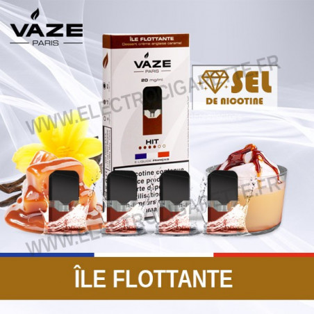 Ile flottante - 4 x Vaze Pod Pré-remplie - Vaze Pod