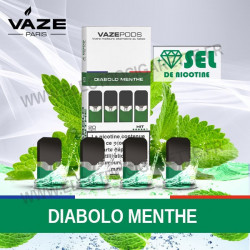 Diabolo Menthe - 4 x Vaze Pod Pré-remplie - Vaze Pod