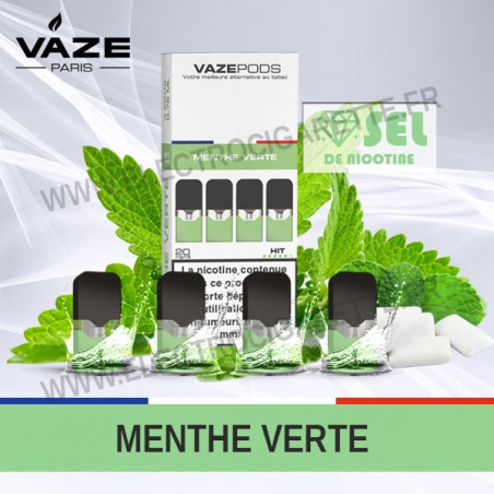 Menthe Verte - 4 x Vaze Pod Pré-remplie - Vaze Pod
