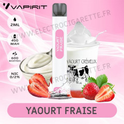 Yaourt à la Fraise - A2 - Vapirit - Cigarette jetable